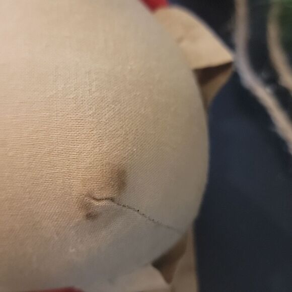 Overly Raker primitive plush Christmas mouse - Picture 6 of 10